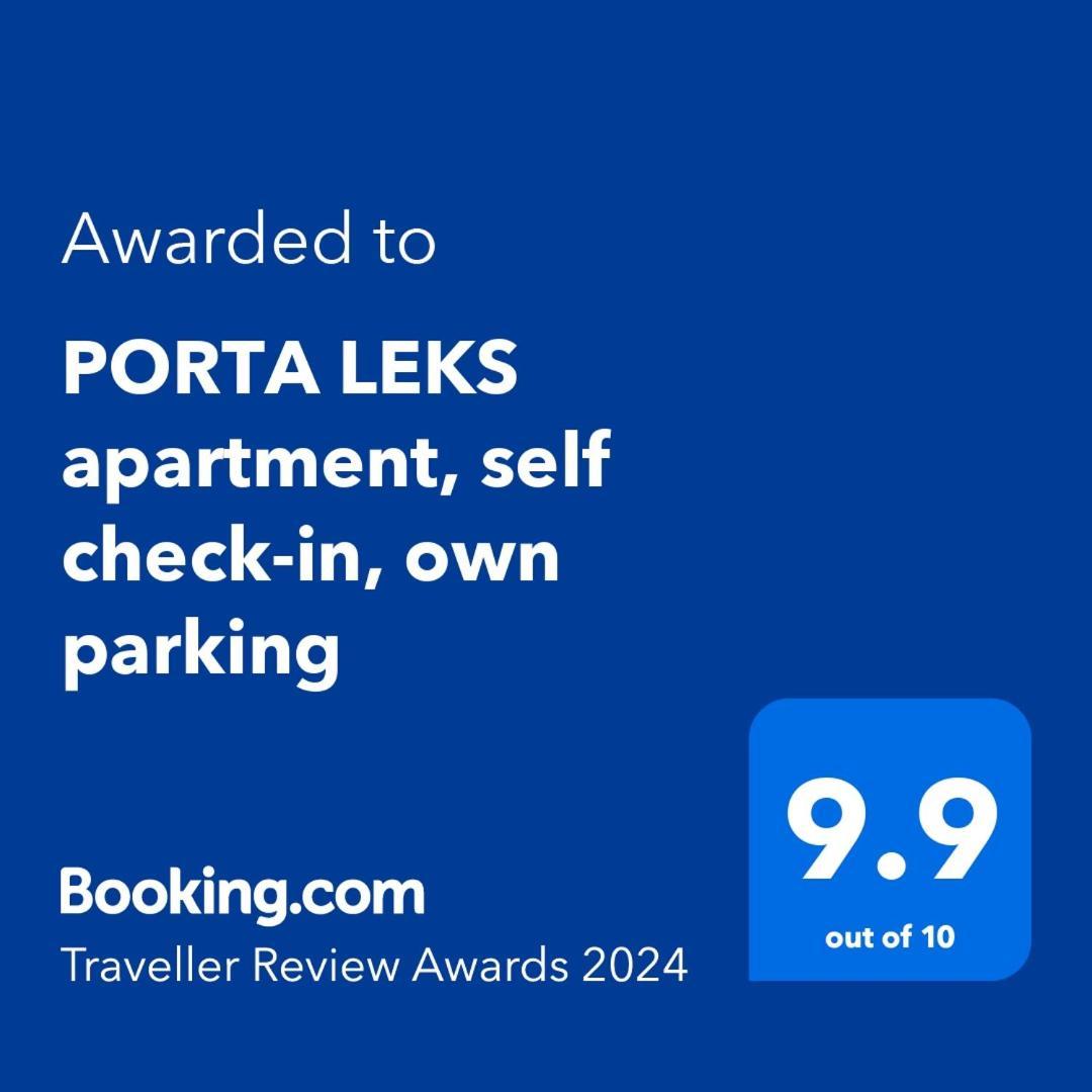 Porta Leks Apartment, Self Check-In, Own Parking Skopje Luaran gambar